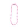 2.4mm Colorful Bead Chain for DIY Jewelry – Painted Iron Wave Chain with Buckle Pendant Connector