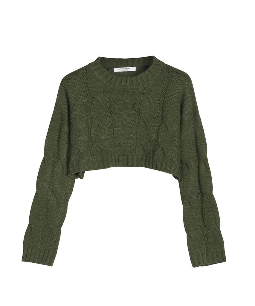 AVANDRESS Twisted Cropped Knit - 6Col
