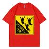 Cat Caution Square Funny Animal Crossing Sign Graphic T Shirts Fashion Oneck Oversized Tshirt Unisex Casual Cotton Tshirts