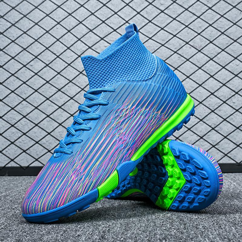 Adult football shoes youth AG long nails tf broken nails breathable wear-resistant training game football shoes