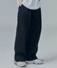 NOT4NERD Two Tuck Wide Cotton Pants - Black