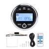 DC 12V Marine Stereo Receiver Bluetooth MP3 Player Digital Media Audio Music Receiver for Yacht RV Engineering Vehicle