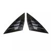 For Volkswagen Jetta MK7 2019-2025 Car Rear Louver Window Side Shutter Cover Trim Sticker Vent Scoop Carbon Fiber Accessories