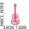 Pink Girl Embroidery Cloth Sticker Western Denim Series Patch Sticker Western Regions Desert Fire Computer Embroidery Label Ironing