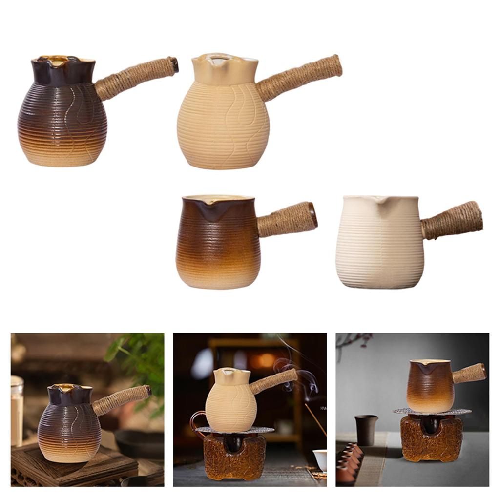 Ceramic Teapot with Tea Filter Tea Kettles Tea Infuser 460ml for Household