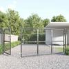 Mesh Garden Gate Anthracite 350 X 125 Cm Galvanized Steel