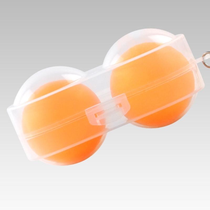 Tischtennisball Schutzhülle Hartplastik Bruchsicher Transparent Abdeckung Kompakt Tragbar Haken