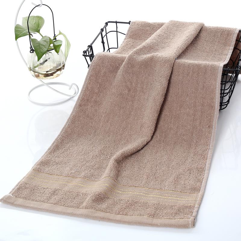 Embroidered Pure Cotton Adult Towel - Thick, Absorbent & Soft