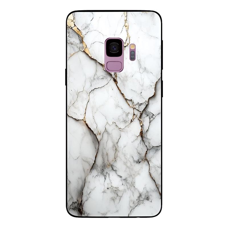 For Samsung Galaxy S9 Plus Case SM-G965F G965 S9Plus Marble Painted Soft Matte Silicone Back Cover For Samsung S9 S9+ Full Shell