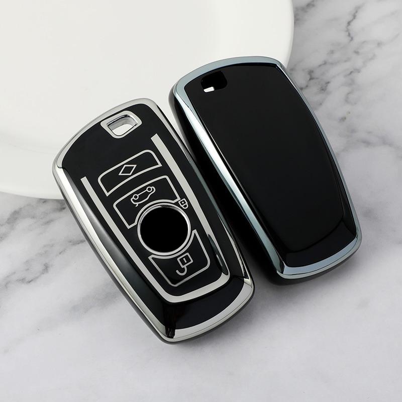 Car Key Case Cover for BMW 1 3 5 7 Series X1 X3 X4 X5F10 F15 F16 F20 F30 F18 F25 M3 M4 E34 TPU Remote Fob Protector Accessories