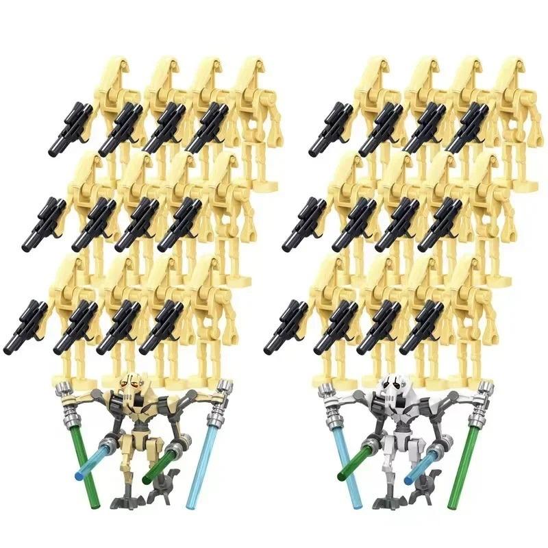 Star Battle Robot General Building Blocks Minifigure Kids Assembly Toy Figure War Series Poseable Joints Educational STEM Ages 6+ PYP