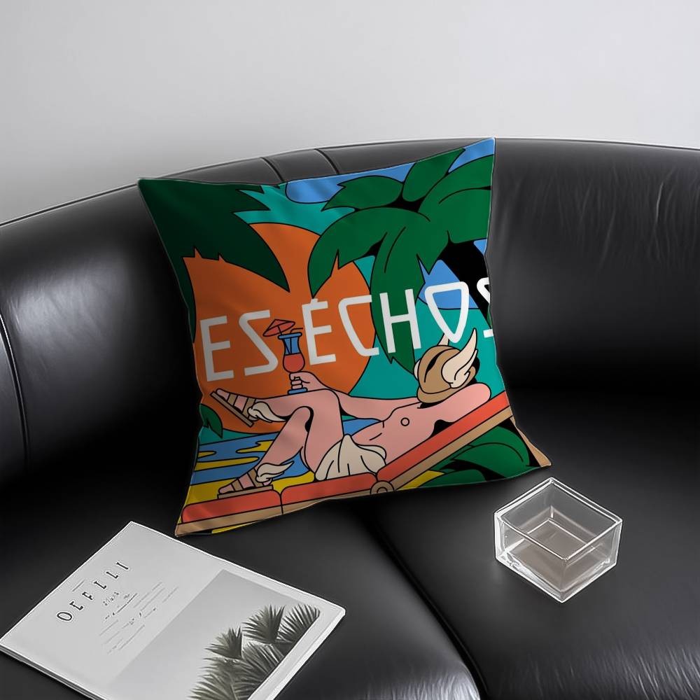 

FortunateJ-Joaquin Pillow Case Anti-dustmite Invisible zipper Sofa Bed 12x12Inch