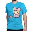 Novelty Rilakkuma Korilakkuma T-Shirts Unisex Wo Unisex Crewneck 100% Cotton T Shirt Short Sleeve Tee Shirt Plus Size Clothing