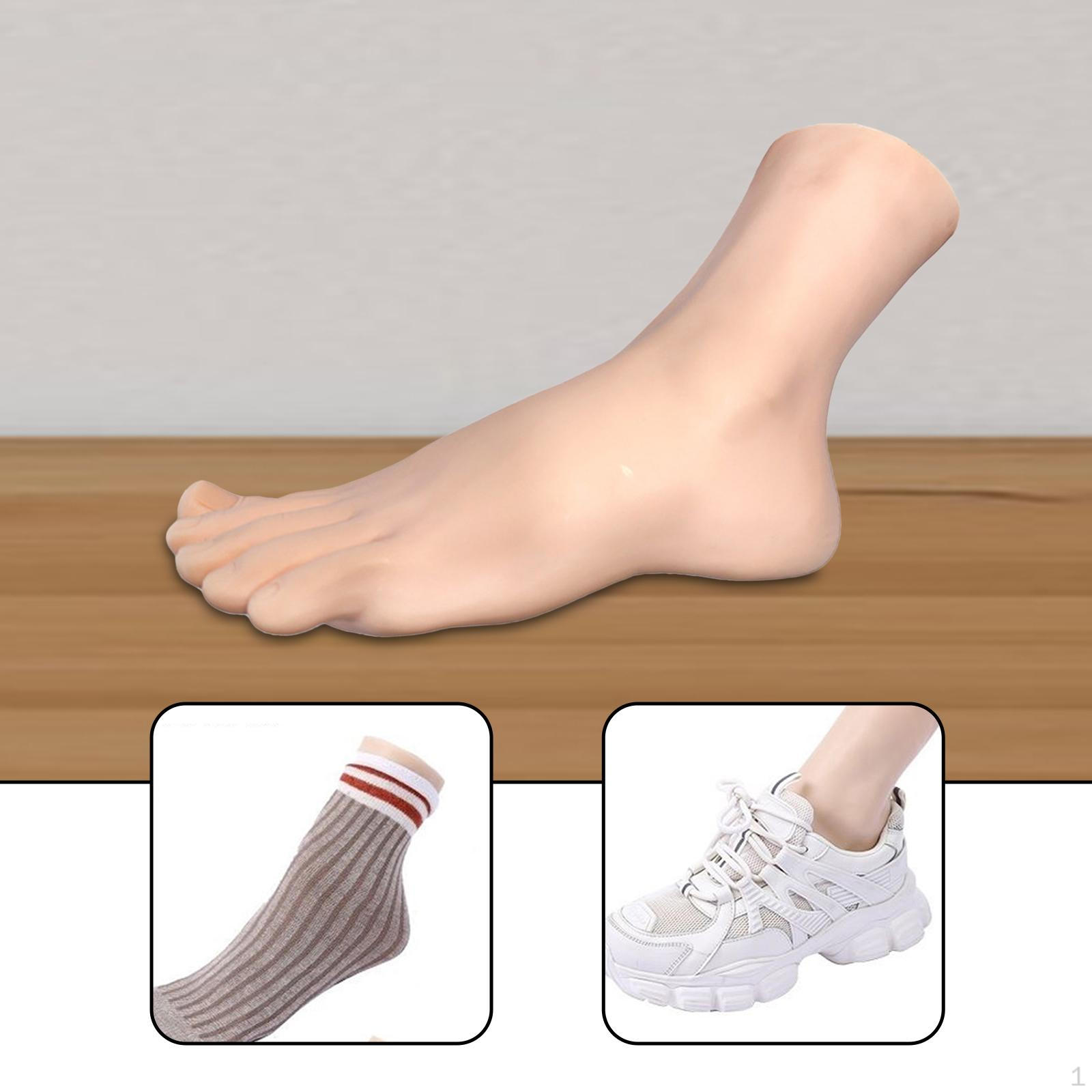 Female Foot Model Fake Mannequin Women s Sock Display Holder Manikin for Toenail Practice