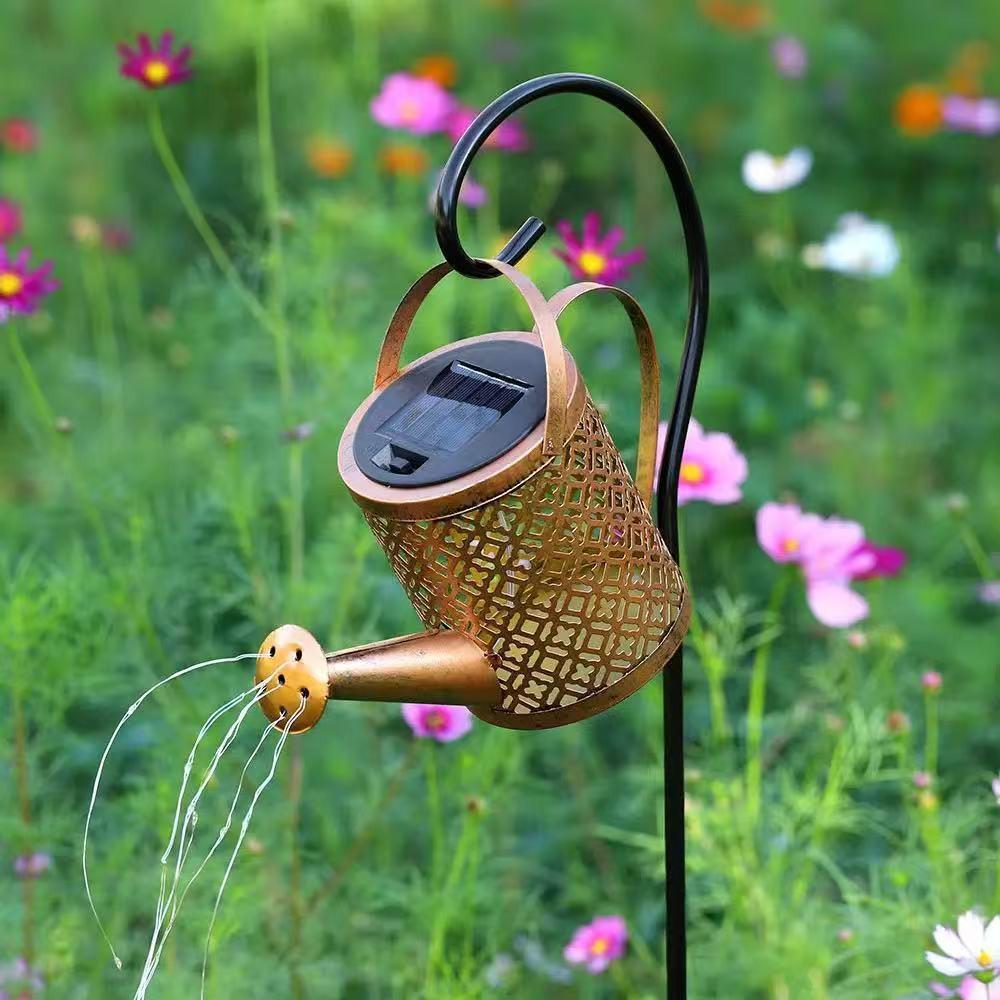 Double Hook Angel Fairy Peony Copper Kettle Lamp