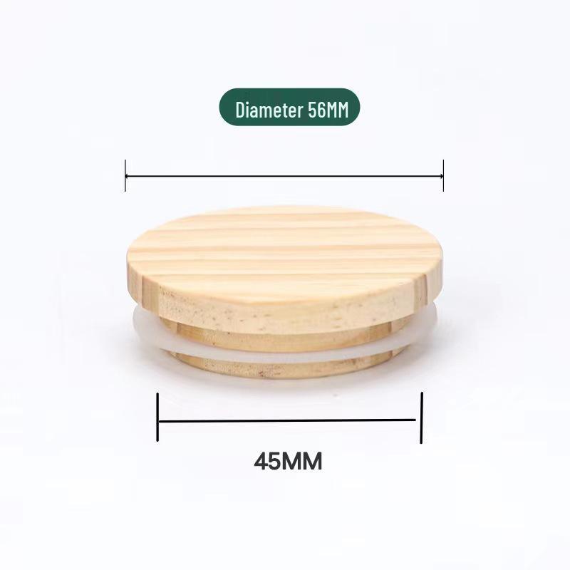 Bamboo Wood Lid for Glass Bottles and Jars