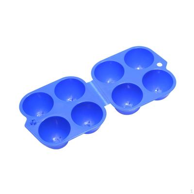 Contenedor Portátil para Almacenamiento de Huevos Soporte Plegable para Huevos Portador para Camping al Aire Libre Picnic