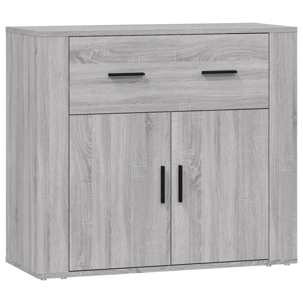 Vidaxl Cabinet, Sonoma Grey Oak, 80X33X70 Cm, Wood-Based Material