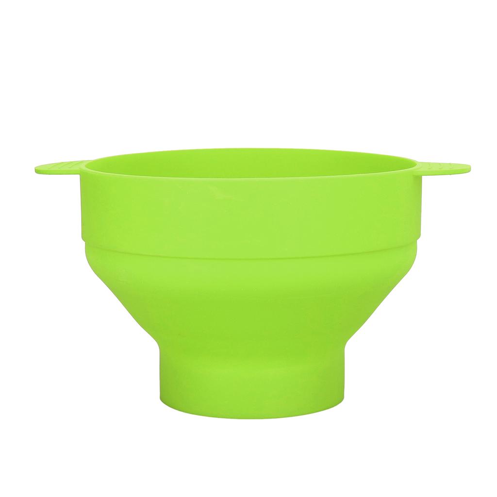 Duży pojemnik do robienia popcornu do mikrofalówki z uchwytem pokrywki Bez BPA Składany 40 stopni Celsjusza Do +230 stopni Celsjusza DIY Silikon spożywczy