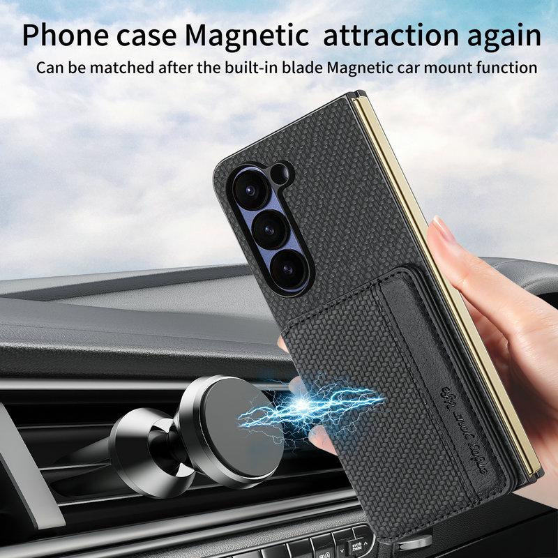Z Fold8 Ultra 5G 2026 RFID Leather Wallet Case for Samsung Galaxy Z Fold 8 Ultra Back Cover for Galaxy Z Fold 8Ultra Funda