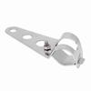 KIMISS 2pcs Stainless Steel Adjustable Motorcycle Headlight Mount Bracket Fork Racer 28mm-34mm (Silver))