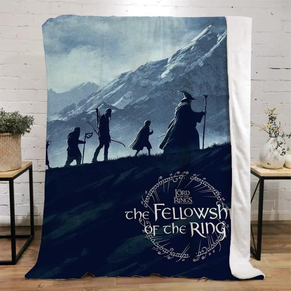 The Lord of the Rings Fleece Throw Blanket for Sofa Decoration Bed Blankets King Size Home Interior Knitted Plaid Luxury Bedding