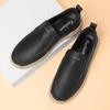 Vintage Style Man Driving Shoes Casual Leather Mens Shoes Breathable Slip On Flats Handmade Moccasins Leisure Walk Male Loafers