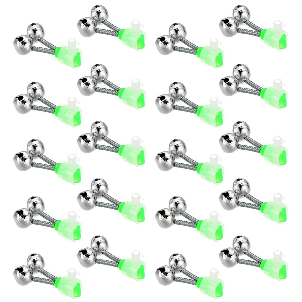 DASBET 20 Pieces Fishing Bell for Night Fishing Fish Bite