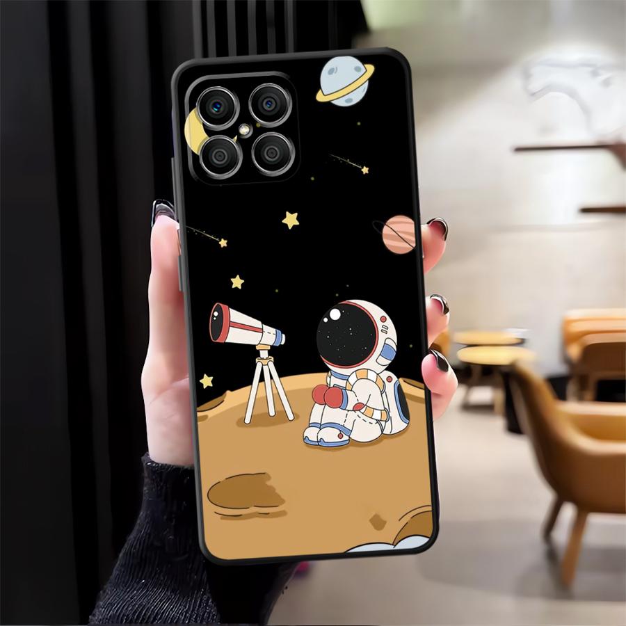Hülle für Honor X9a X7 90 8X 70 X8 200 400 Lite X5b X6 Magic5Lite Funda Handyhülle Cartoon-Astronaut