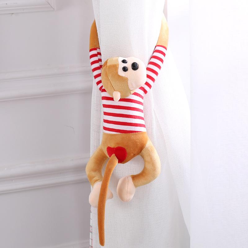 New Creative Curtain Monkey Plush Toy Long Arm Monkey Wedding Doll Monkey Doll Grab Doll Gift