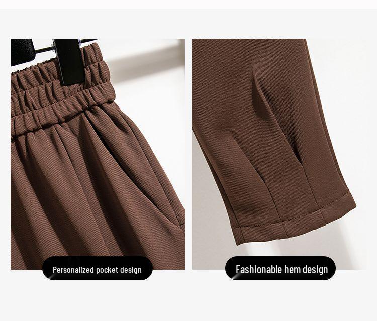 Retro Pear-Shaped Wide-Leg Harem Pants for Plus Size Women - Slimming Carrot Style