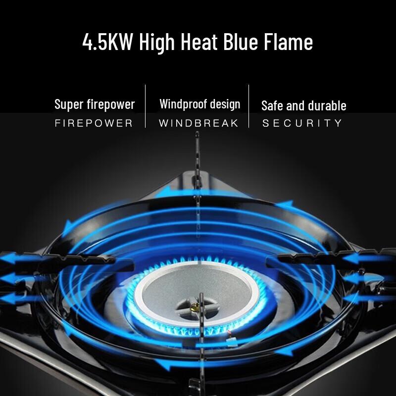 Maixian Portable 4.5kW Windproof Cassette Gas Stove