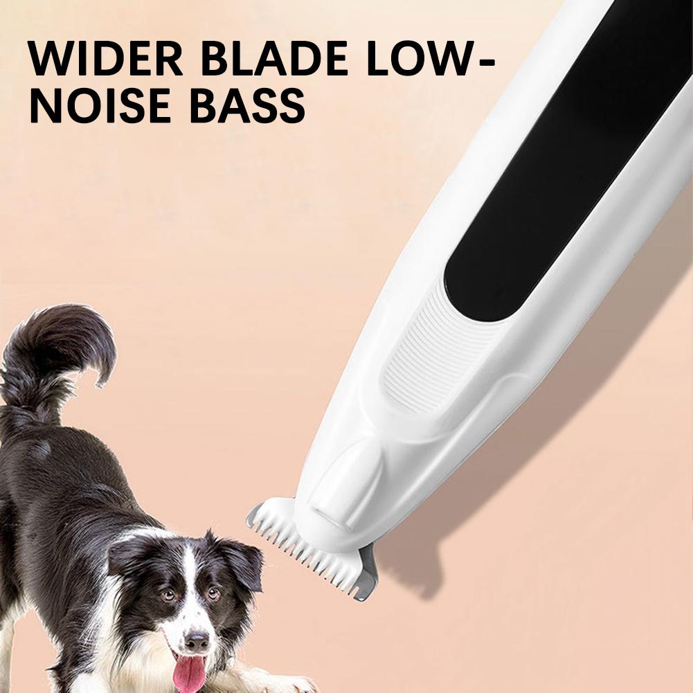 Pet Paw Trimmer Cordless Dog Foot Hair Shaver USB Rechargeable Ultra-Quiet Operation Calming Pets During Grooming Sessions