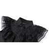 Girls Wednesday Addams Costume Dress, Gothic Party Cosplay, Halloween Role Play, Black Polyester Dress, 140cm