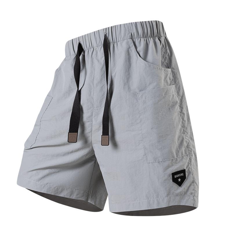 

Outdoor Ice Silk Breathable Lightweight Quick Drying Sports Shorts for Men s Summer Loose Workwear Style Five Quarter Shorts 5XL