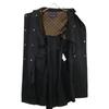 Louis Vuitton Domestic Regular 24 Year Old RW222W MN1 FNC06 Monogram Lining Belted Trench Coat Coat 34 Black X GoldUsed