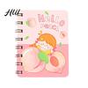 Portable Notebook Mini Cartoon Spiral Notebook, 80 Pages Pocket Small Smooth Page Turning Journal for Study Notes Cute Diary