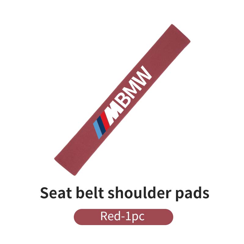 

2025 Hot Car Seat Belt Shoulder Pad Suede Seat Safety Belt Protection Cover For BMW E91 E92 F10 F20 F30 F40 F15 F25 F26 F31 F49