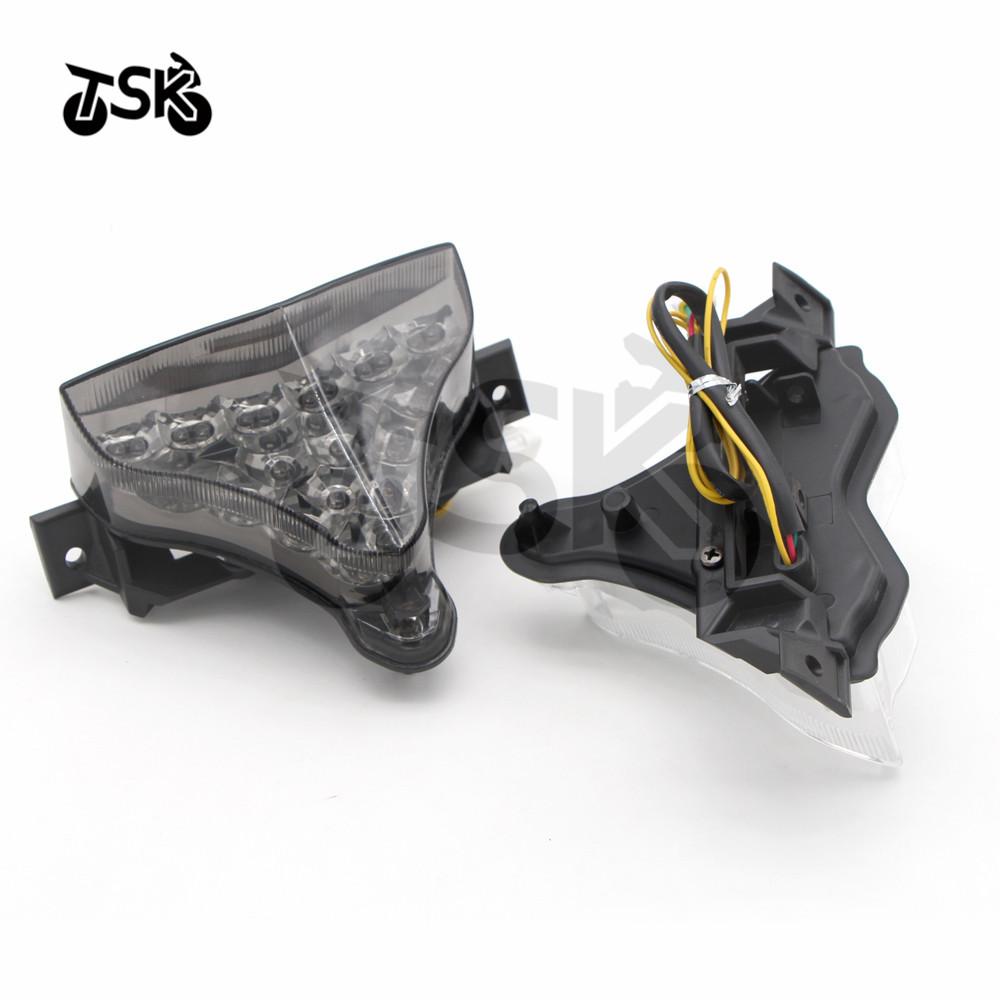 For Yamaha YZF R1 2009 2010 2011 2012 2013 2014 Rear Tail Light Brake Turn Signals Integrated LED Light