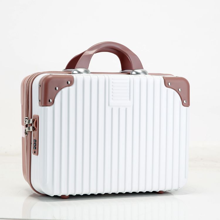 14palcové kosmetické pouzdro Úložná krabička na make-up Zámek s heslem taška na make-up Organizér Kufr Přenosný do ruky Cestovní pouzdro na zavazadla