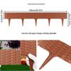 Rattan-Style Garden Edging Flower Bed Fence