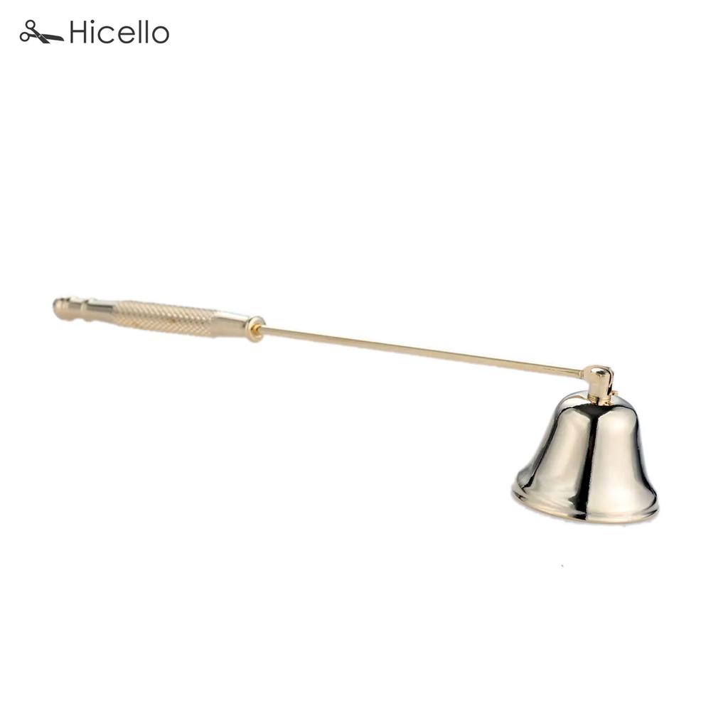 Candle Snuffer Stainless Steel Smokeless Candles Wick Bell snuffer Put Off flame Tool Cutter Black Gold Rose Silver Decoration