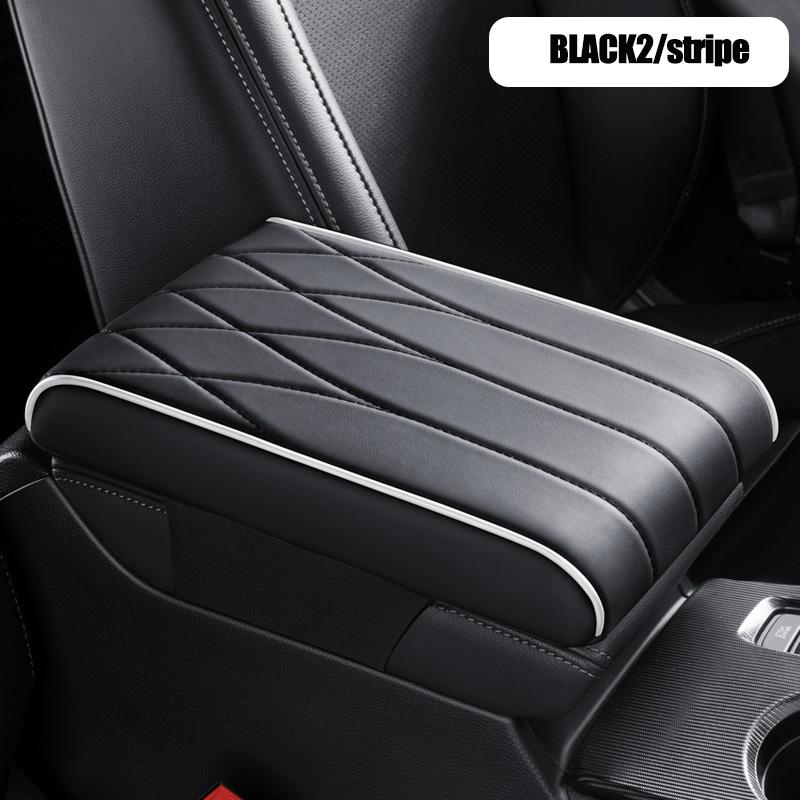 Auto Streifen Armlehnenpolster Matte Auto Mittelkonsolenpolster Memory-Schaum Armlehnenbox Handauflage Kissen Universell passend für die meisten Fahrzeuge
