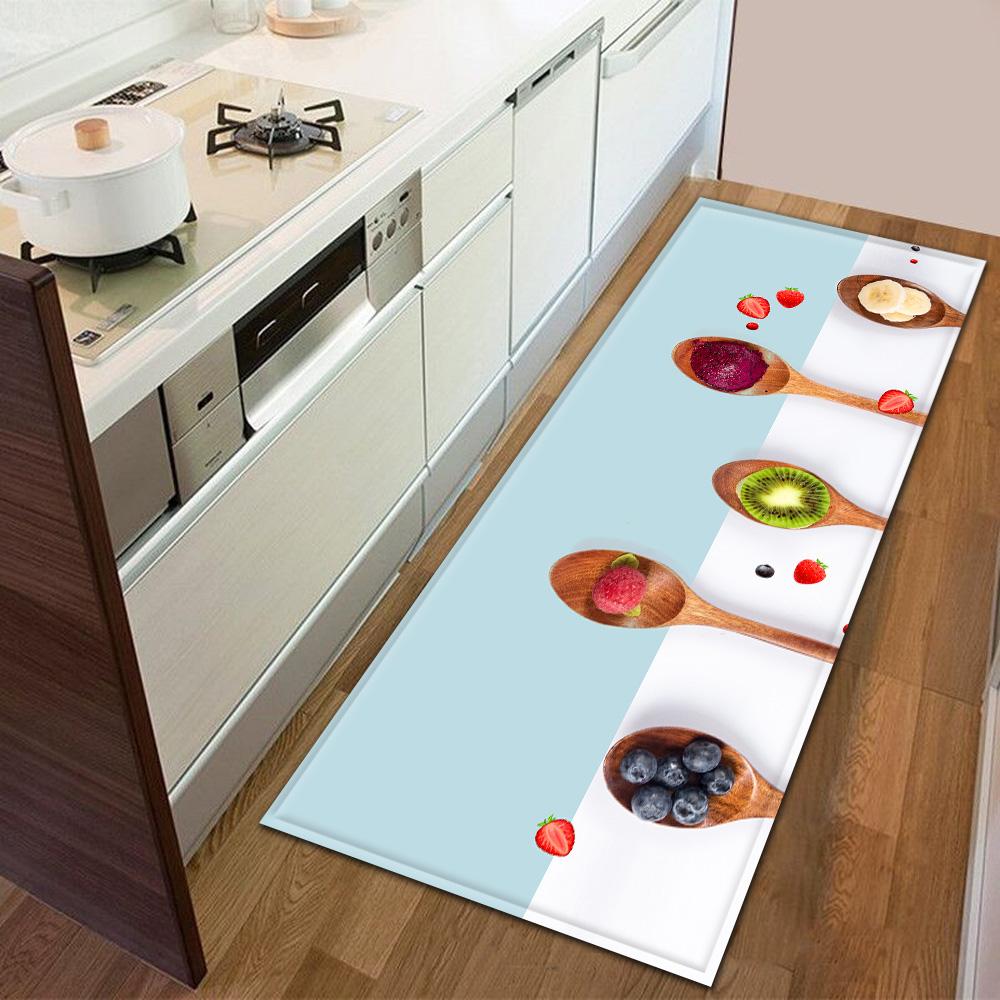 Kitchen Door Mat Bedroom Carpet Non-slip Floor Balcony Corridor Long Carpet Bedside Living Room Floor Mat