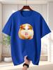 Funny Face Guinea Pig Unisexs Crew Neck T Shirt Meme Hamster Hybrid Graphic Short Sleeve Tee Viral Pet Casual Male Street Tops
