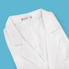 Women's White Long Sleeve Cotton Lab Coat - Anti-Static Medical Uniform for Doctors, Nurses, University Students & Chemists