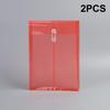 2Pcs Waterproof Envelopes With Cord Buckle Super Thick A4 Size Plastic Folder Extended Angle Braces Reusable Clear Envelopes