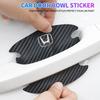 4Pcs Car Door Bowl Anti-scratch Sticker Handle Protection Sticker For Honda Civic xrv hrv crv brv City Accord Fit Jazz Insight TA8