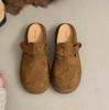 Fashion Walking Cozy Casual Baotou Half Slipper Loafers Female Fashion Slingback Slip On Mule For Women Platform New 2024 Design Comfort