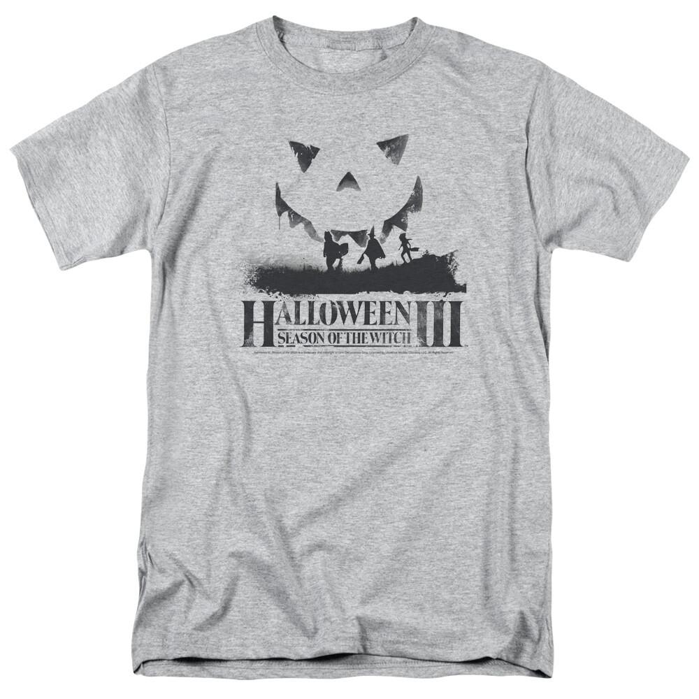 Halloween 3 Silhouette T Shirt Licensed Horror Movie Retro Classic Sport Grey XXXXL